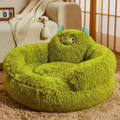 Round Plush Pet Bed