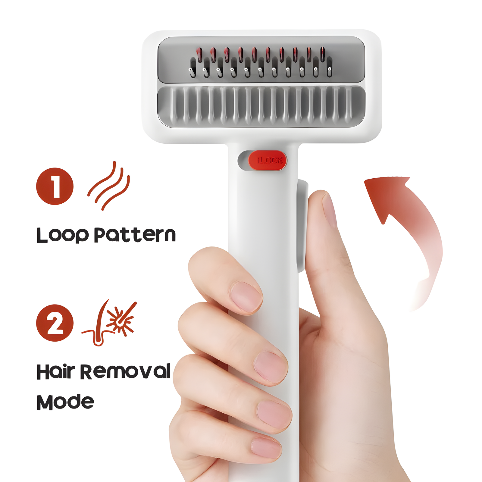 Two-in-One Pet Grooming Comb