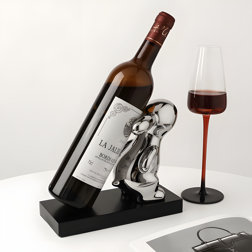 Rabbit Ceramic Wine Rack