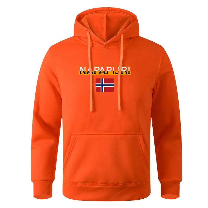 Men's Pullover Printed Sweater Casual Hoodie