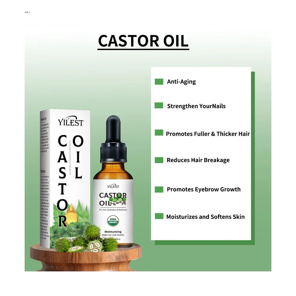 Hair Growth Oil For Long Eyebrows Eyelashes And Thick Full Hair