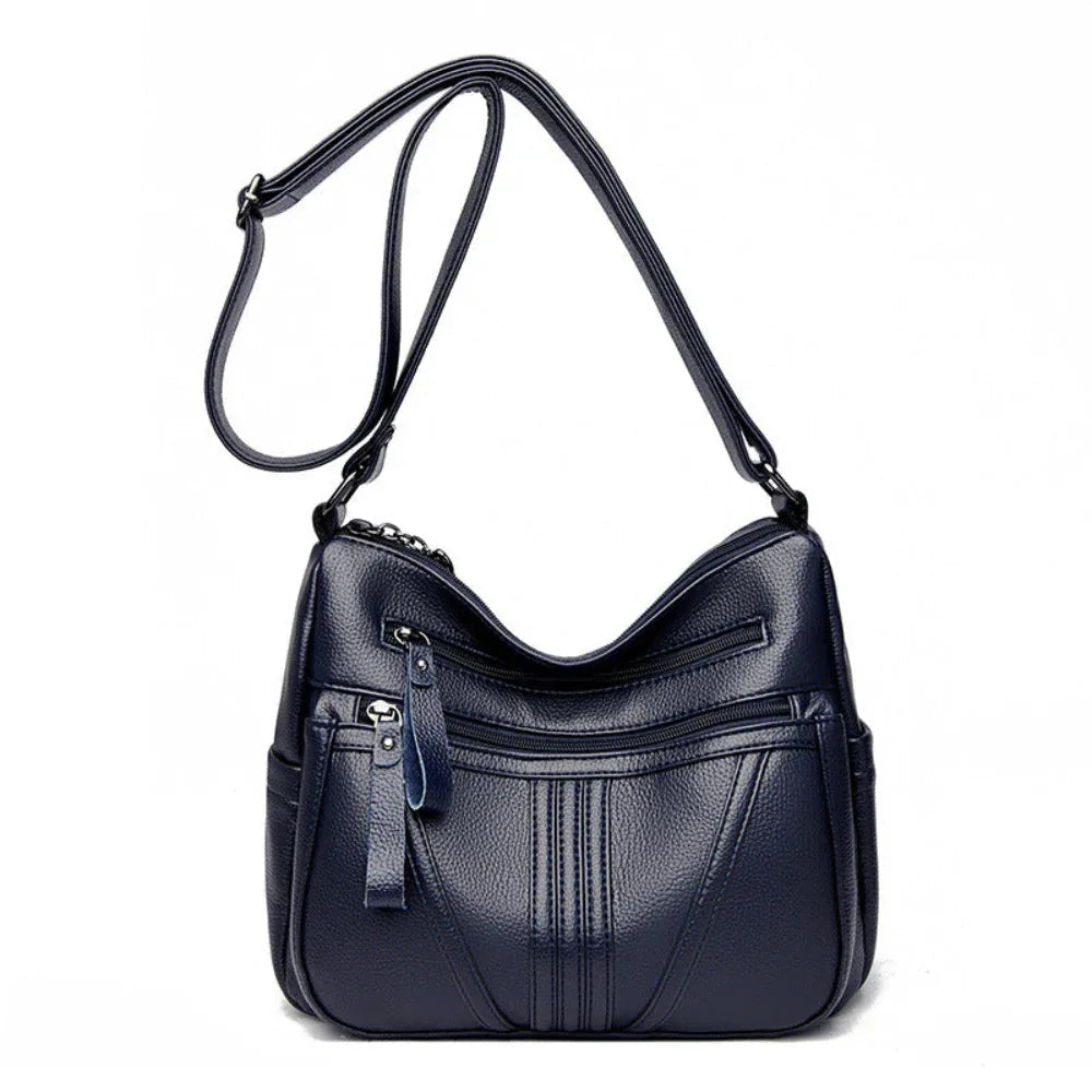 Genuine Leather Women's Simple Shoulder Messenger Handbag