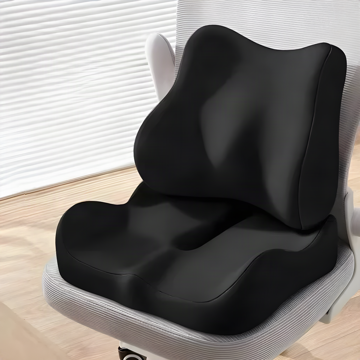Memory Foam Seat and Back Cushion Set