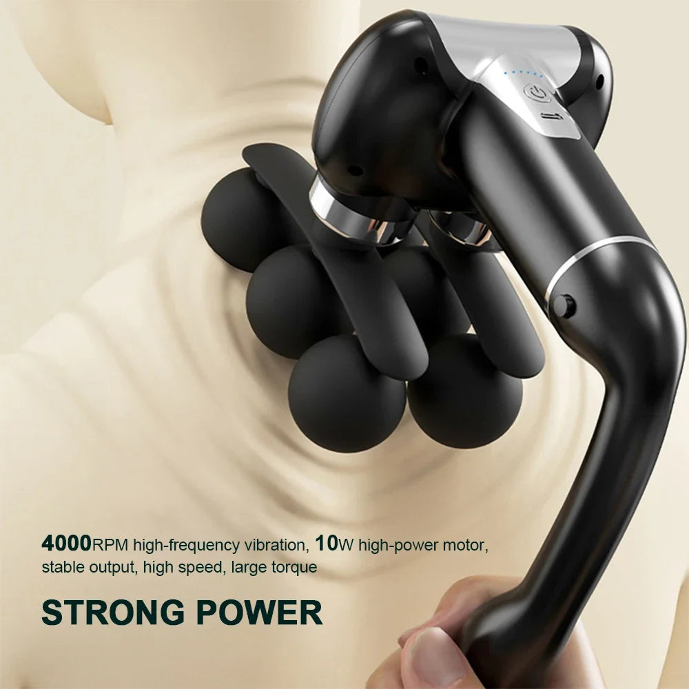 6-Heads Handhel Fascia Gun