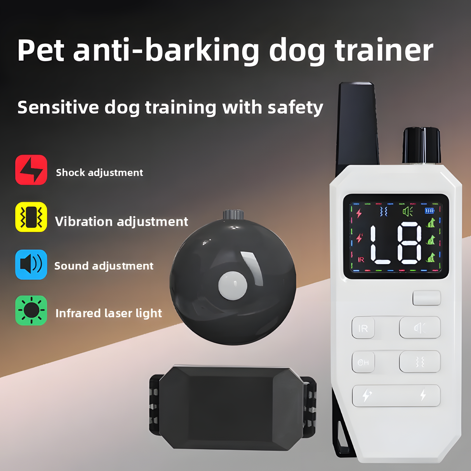 Remote Dog Training Collar with Sound and Vibration