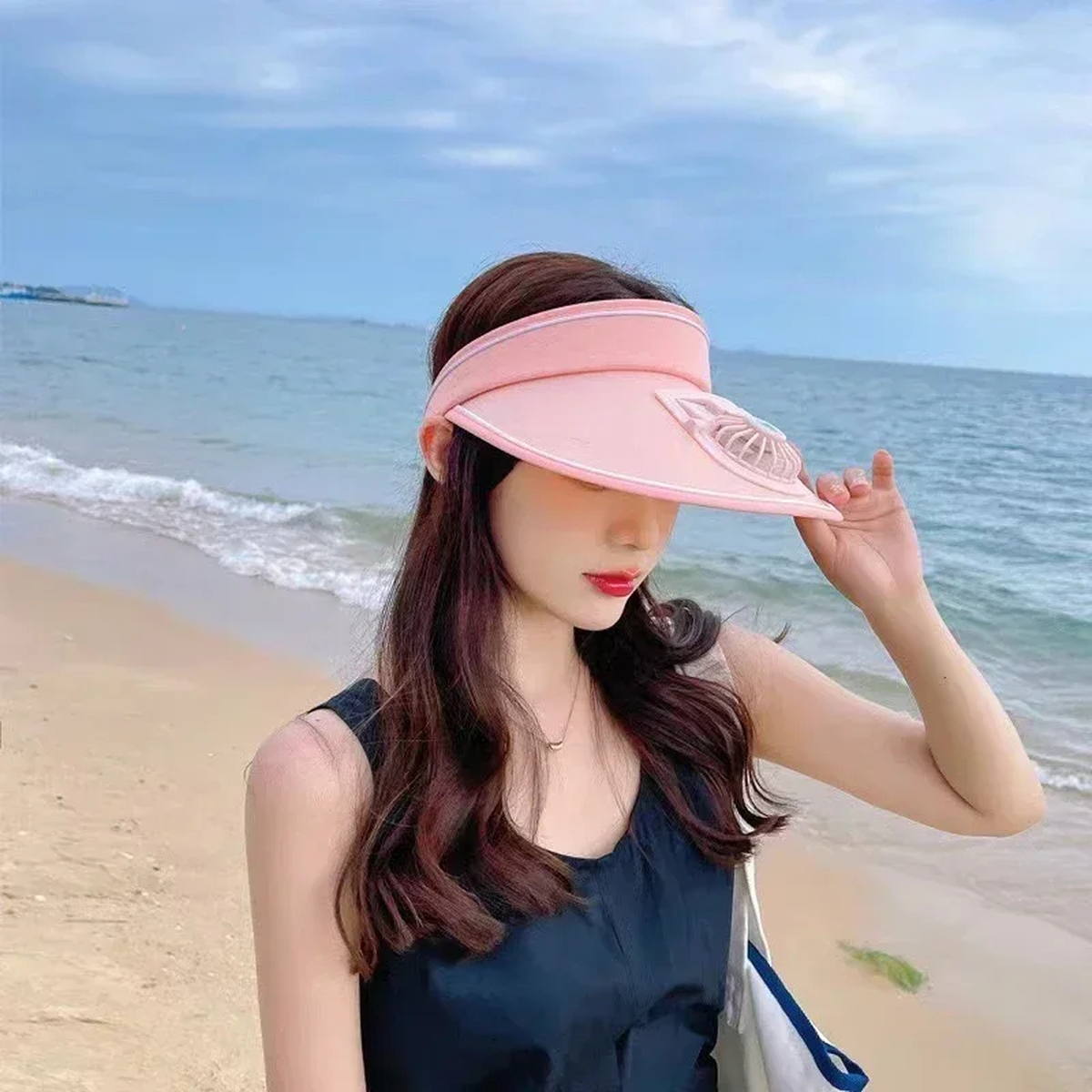 Rechargeable Sun Visor Fan Hat