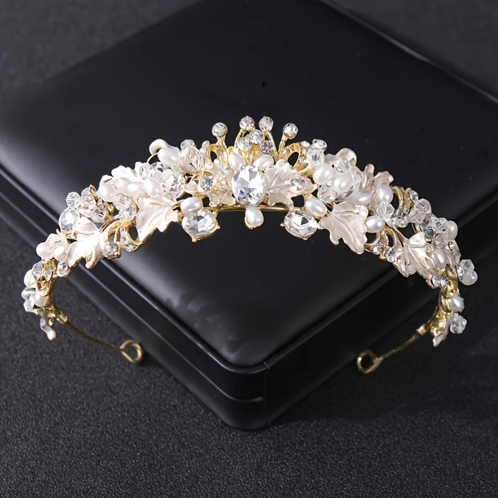 Crystal Floral Bridal Tiara