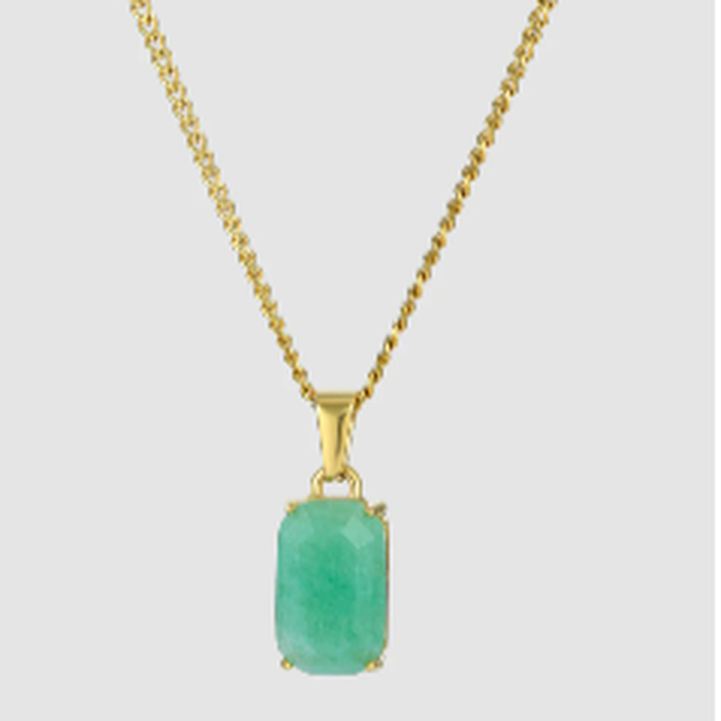 Natural Stone Pendant Necklace