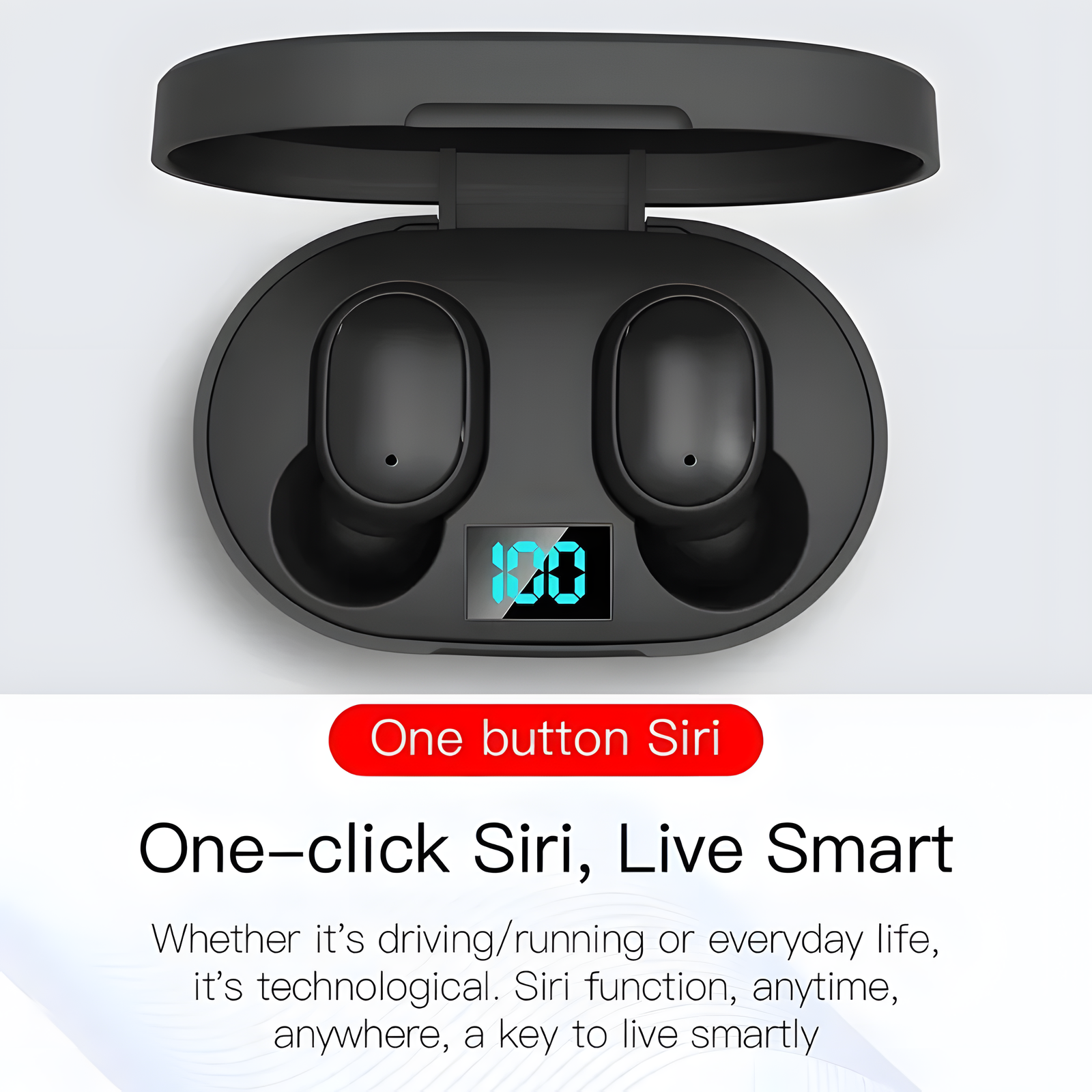 Wireless Bluetooth Earbuds with Display Case