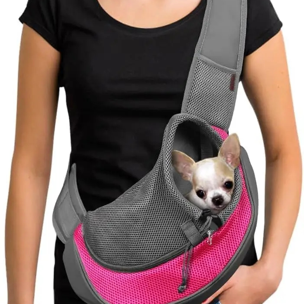 Reflective Pet Carrier Sling Bag