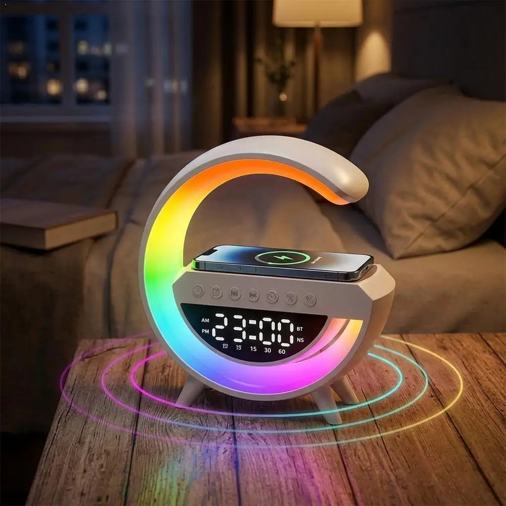 RGB Bluetooth Alarm Clock Speaker
