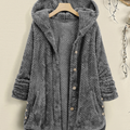 Hooded Fleece Cardigan
