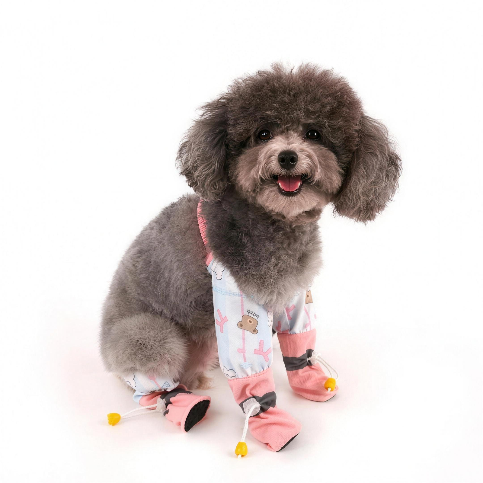 Waterproof Dog Leg Pants With Shoes