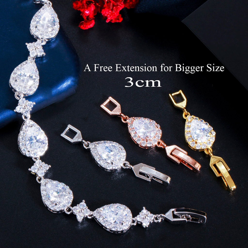 Teardrop Crystal Bracelet