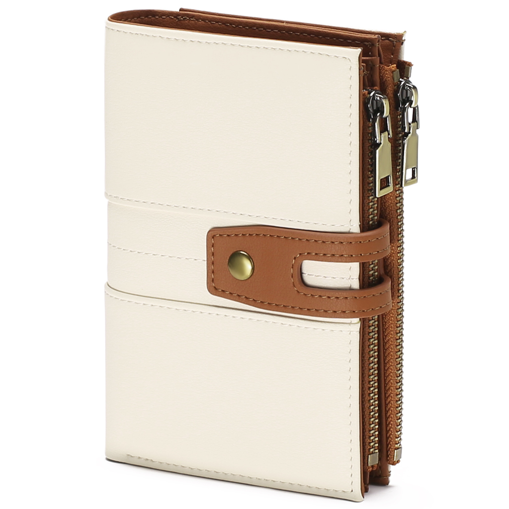 Dual-Zip Snap Long Wallet