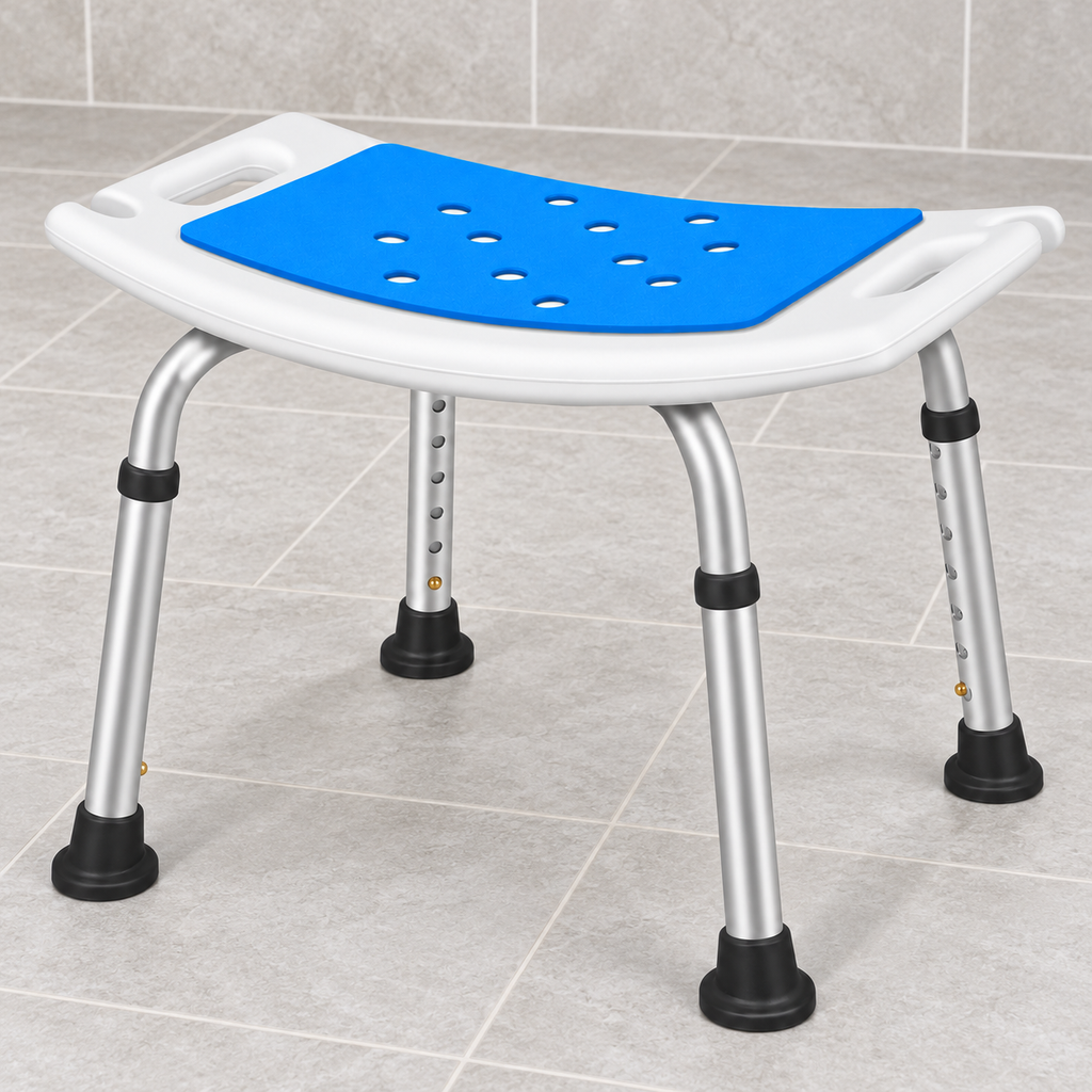 Adjustable Padded Shower Stool