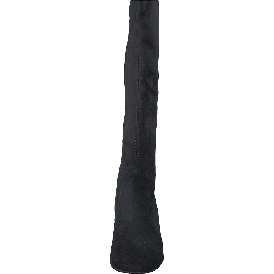 500 Black Suede Stretch Black