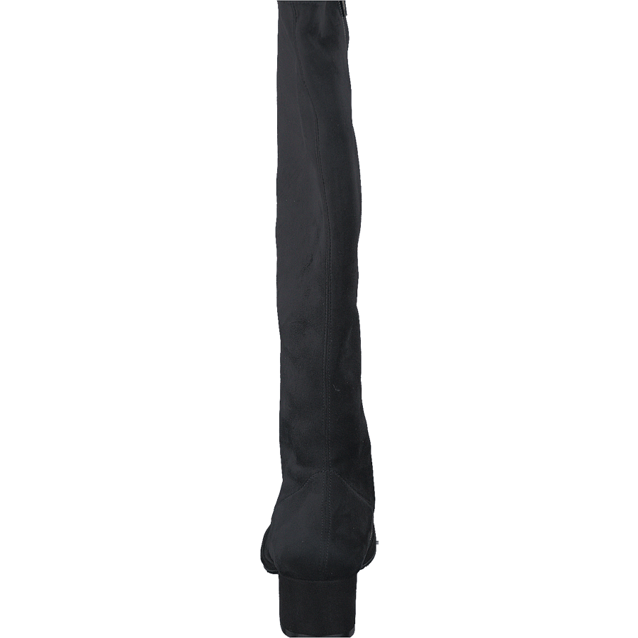 500 Black Suede Stretch Black