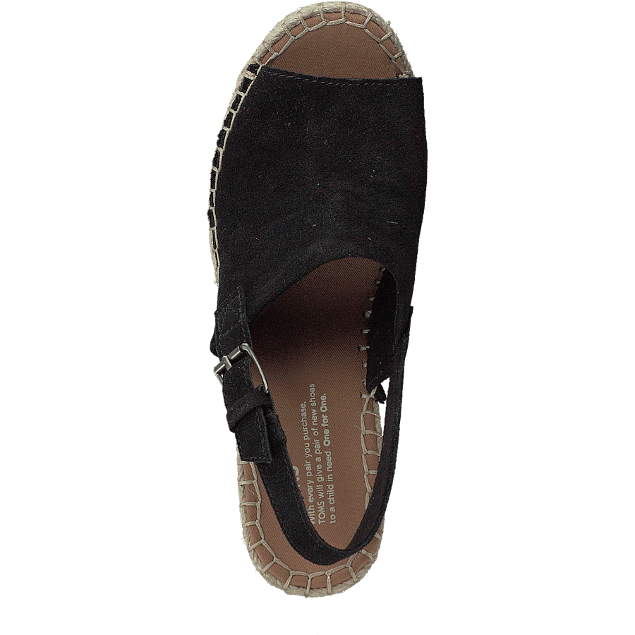 Monica Black Suede