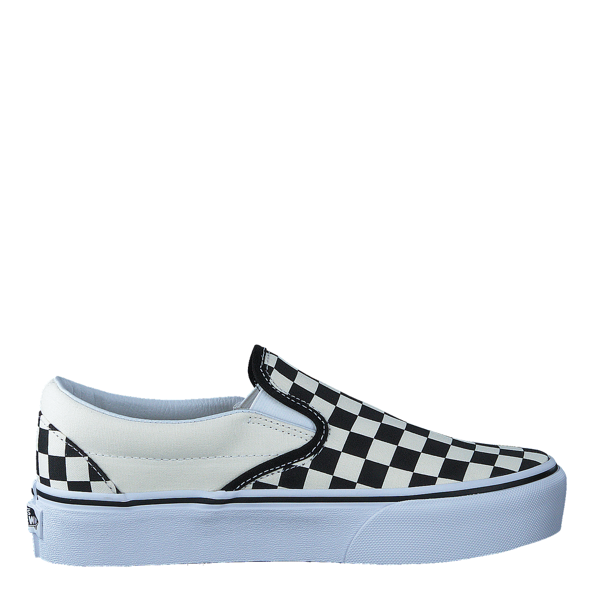 Ua Classic Slip-on Platform Black And White Checker/white