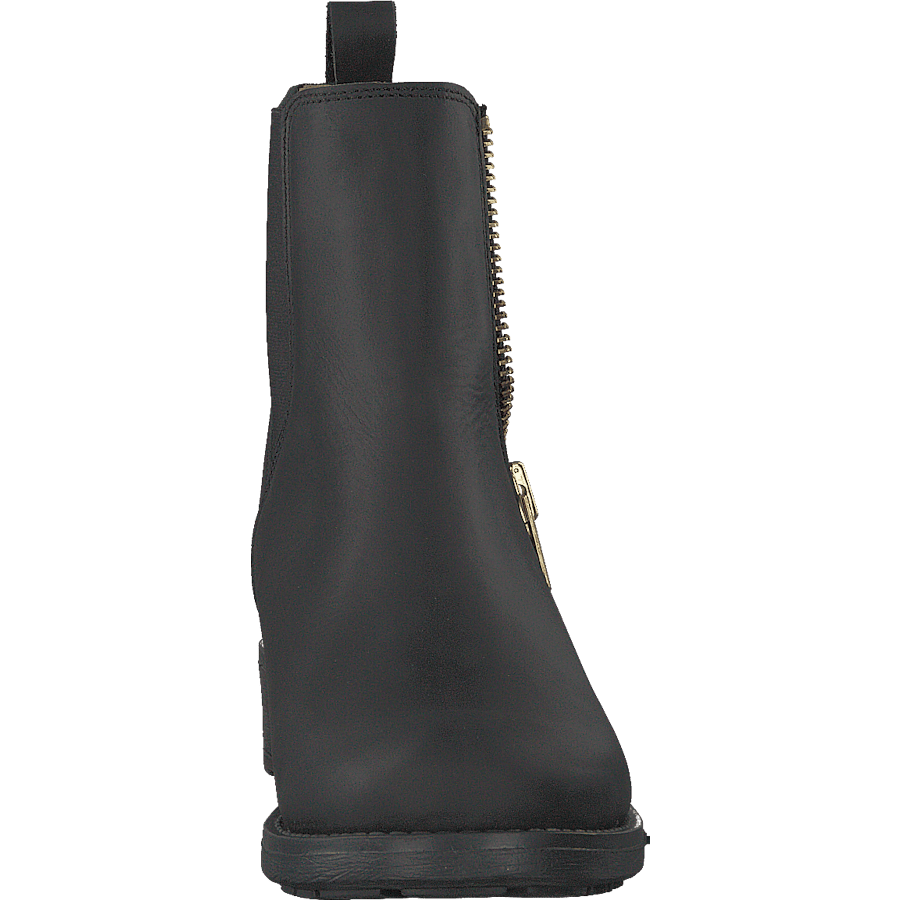 Low Chelsea Boot Black/shiny Gold
