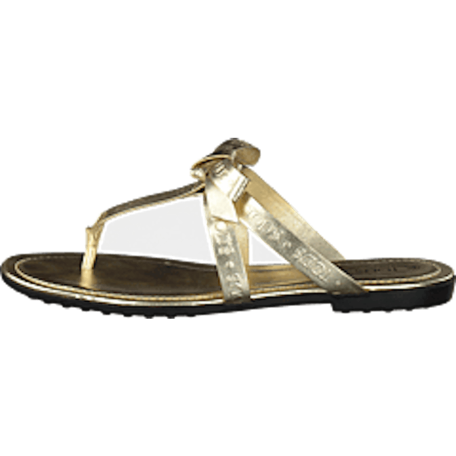 Gomma Bow Sandal Flan