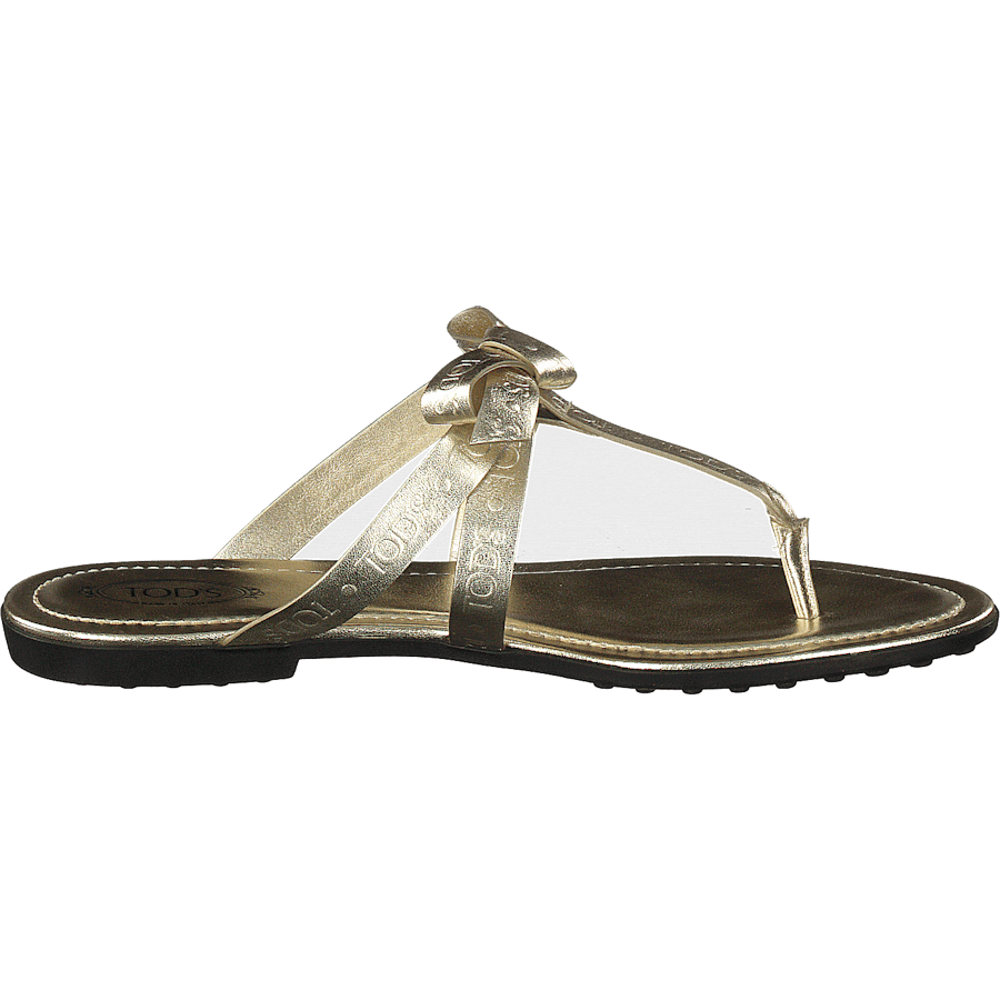 Gomma Bow Sandal Flan
