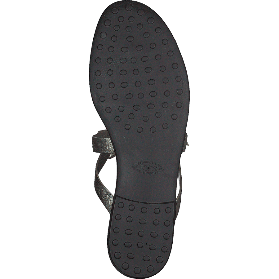 Gomma Bow Sandal Flan