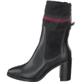 Cosy High Heel Leather Black