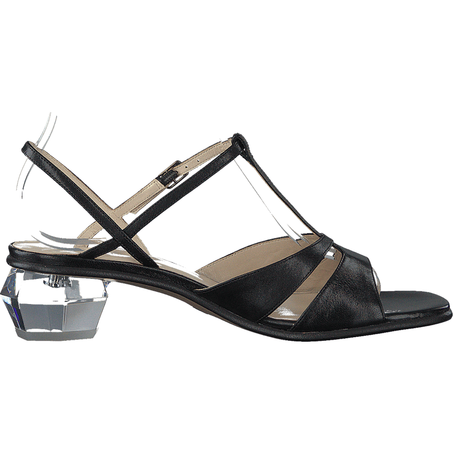 The Gem Sandal Black