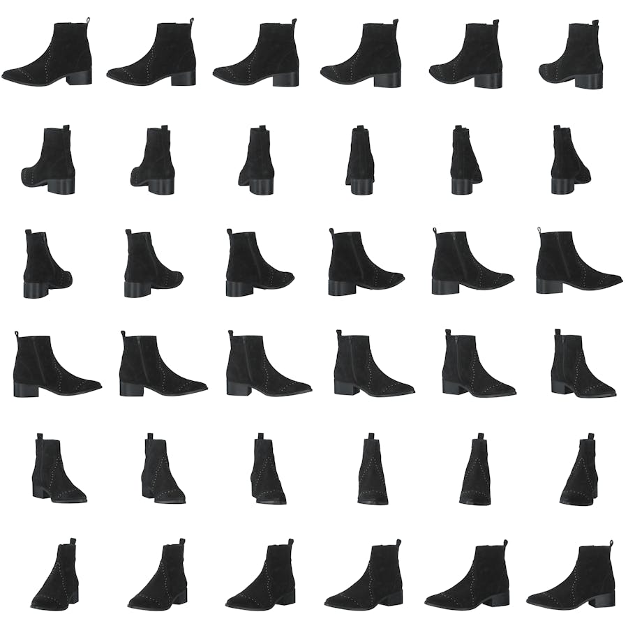 Biadora Western Ankle Boot Black 1