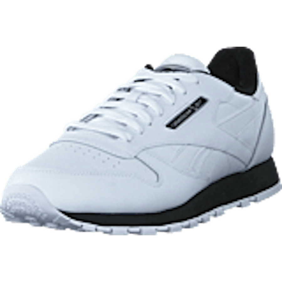 Cl Leather Mu White/black/silvmt