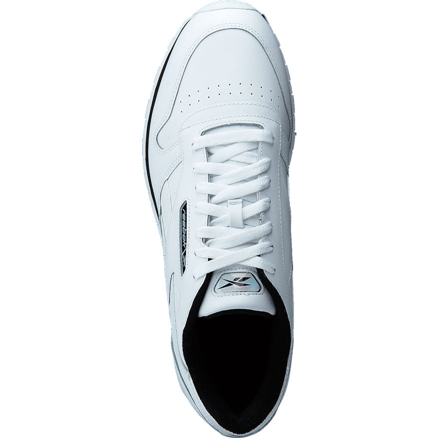 Cl Leather Mu White/black/silvmt
