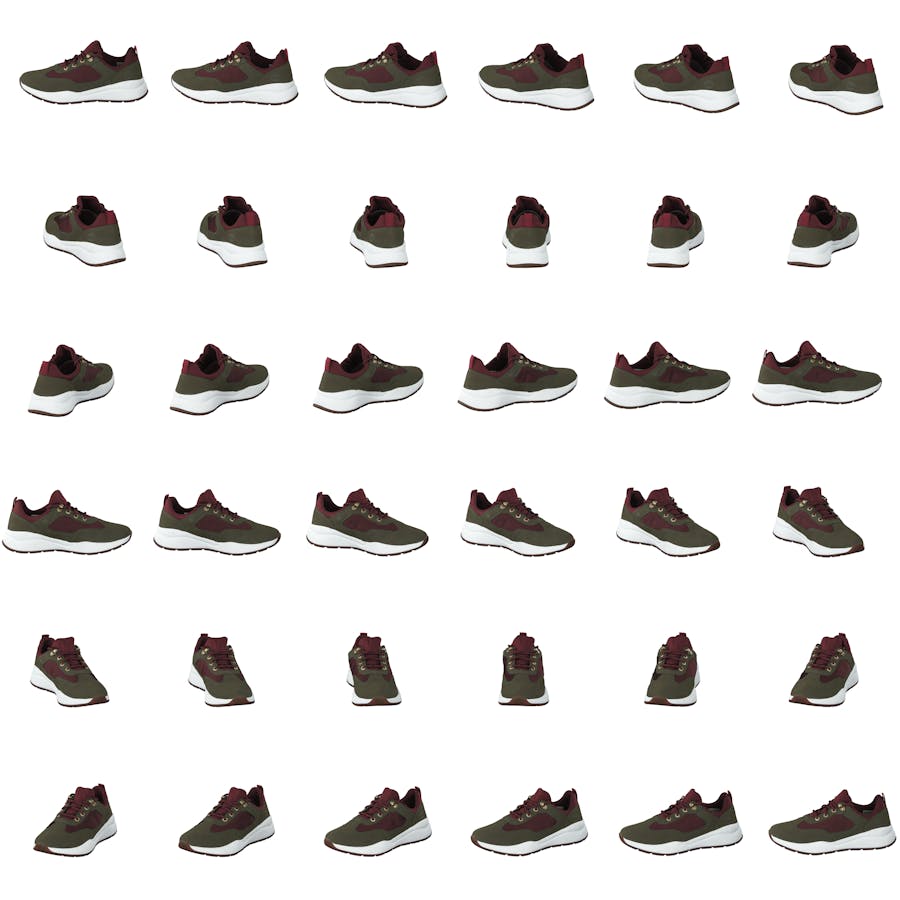 Boroughs Low Sneaker Hkr Dark Green Nubuck
