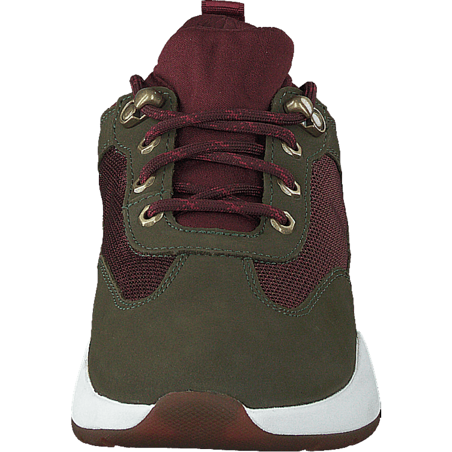 Boroughs Low Sneaker Hkr Dark Green Nubuck