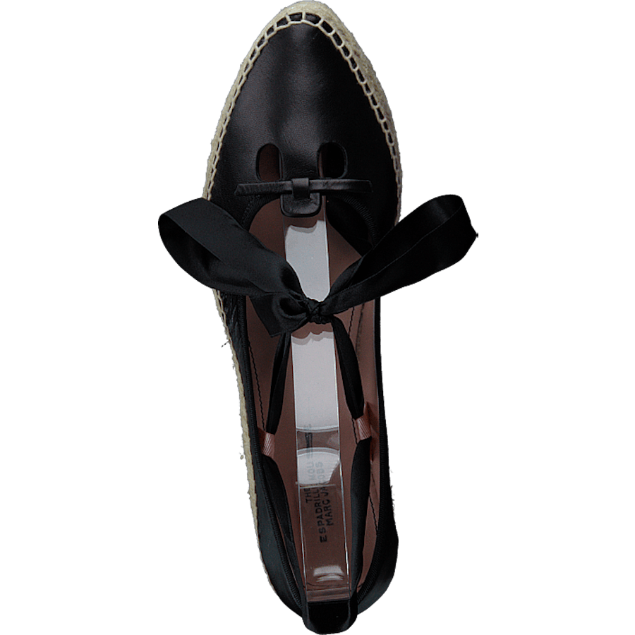 The Mouse Platform Espadrille Black