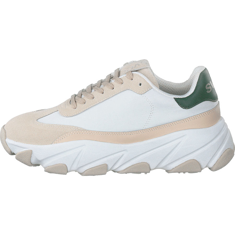 Lace Sneaker Broken White