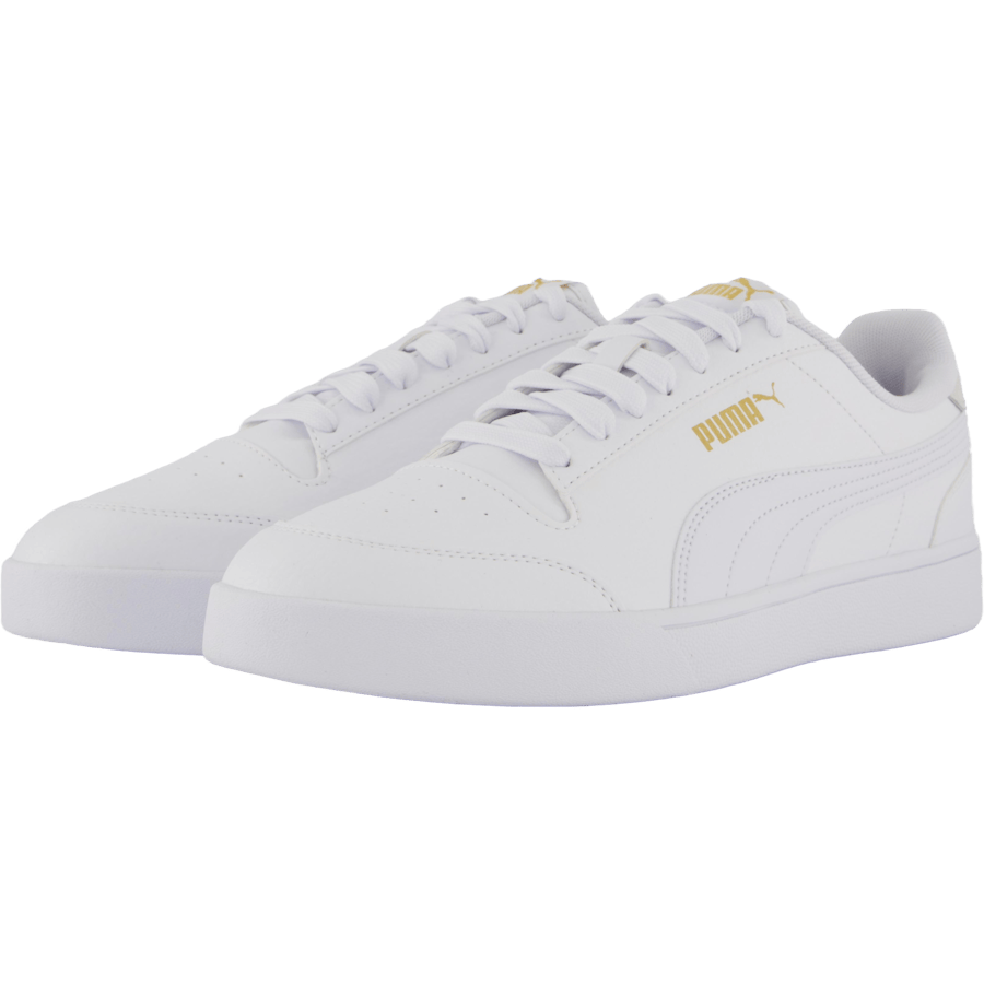 Puma Shuffle White-white-teamgold