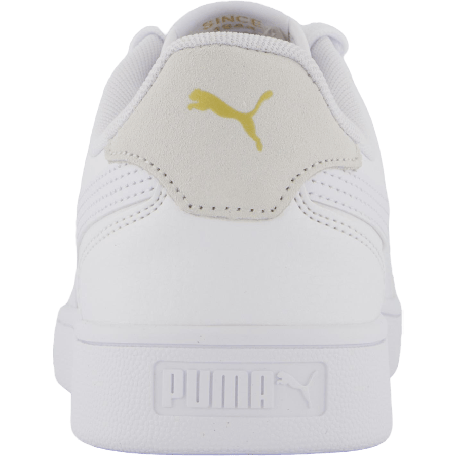 Puma Shuffle White-white-teamgold