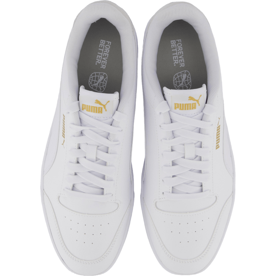 Puma Shuffle White-white-teamgold