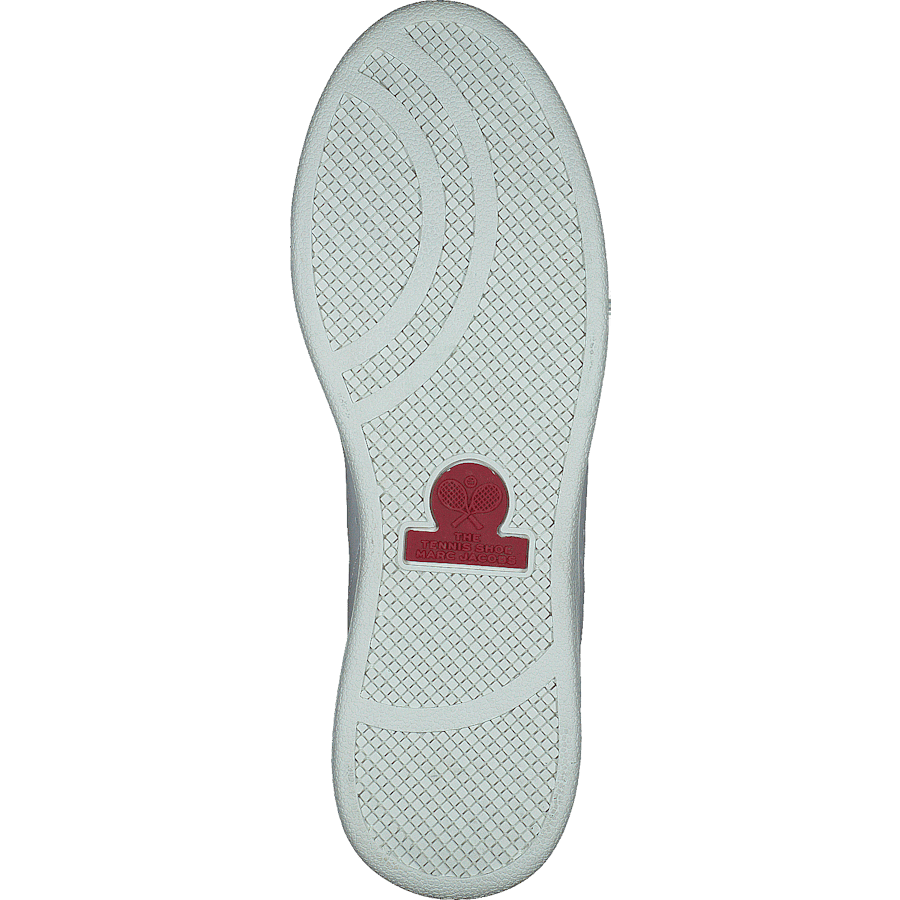 The Tennis Shoe White-red