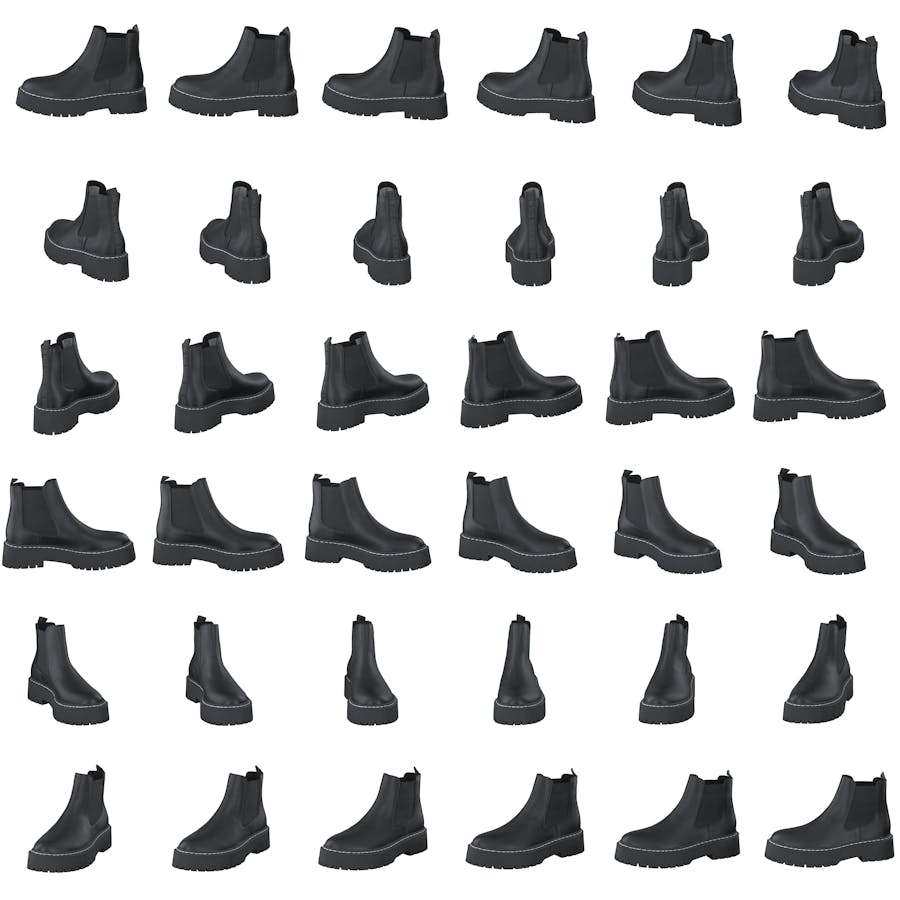 Veerly Black Leather