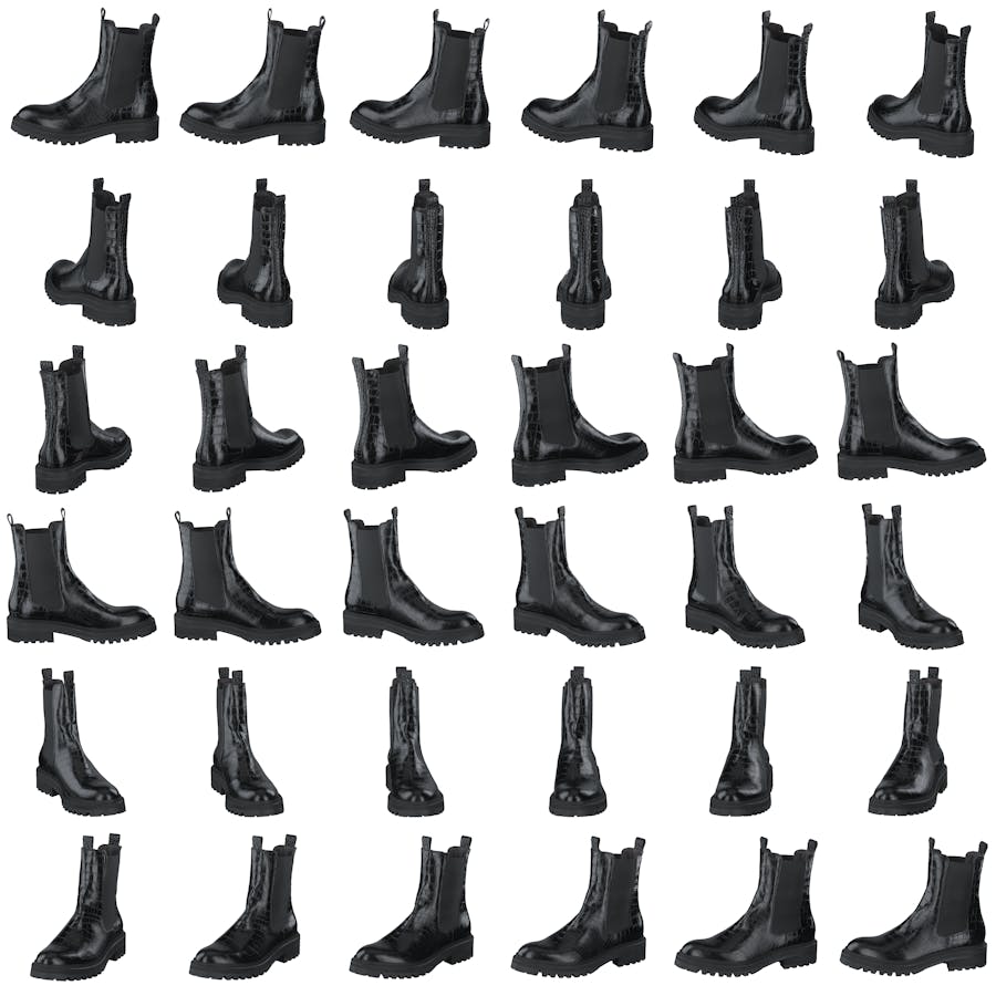 1304-20 Black Croco