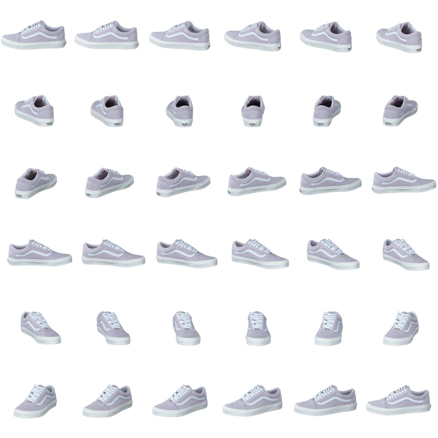 Ua Old Skool (pig Suede)orchdicesnwwht