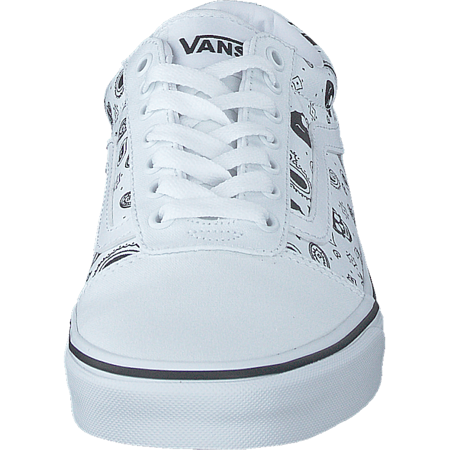 Mn Ward (skull Bandana) White/white