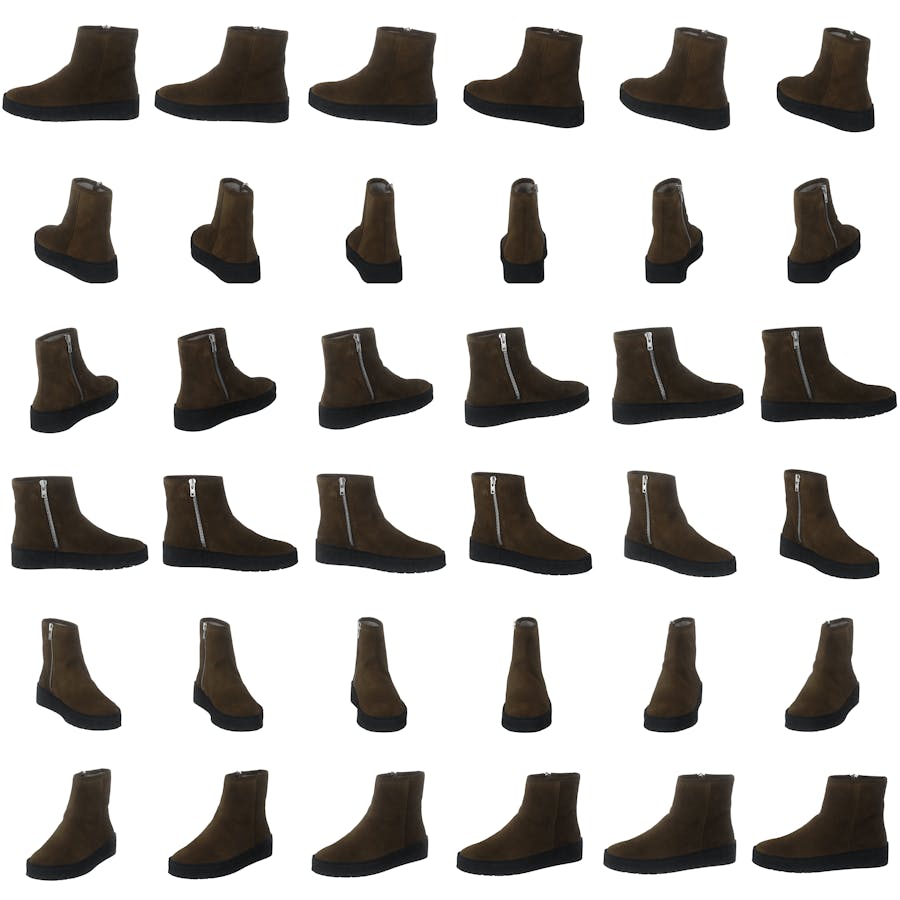 5831-557 Army Green Suede