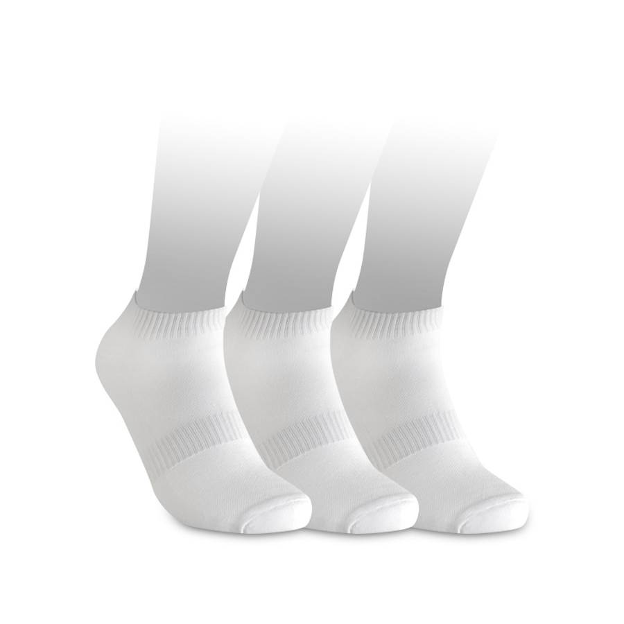 No-show 2.0 Sock 3-pack White