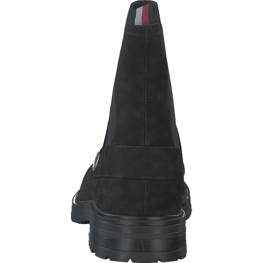 Th Coin Flat Boot Black