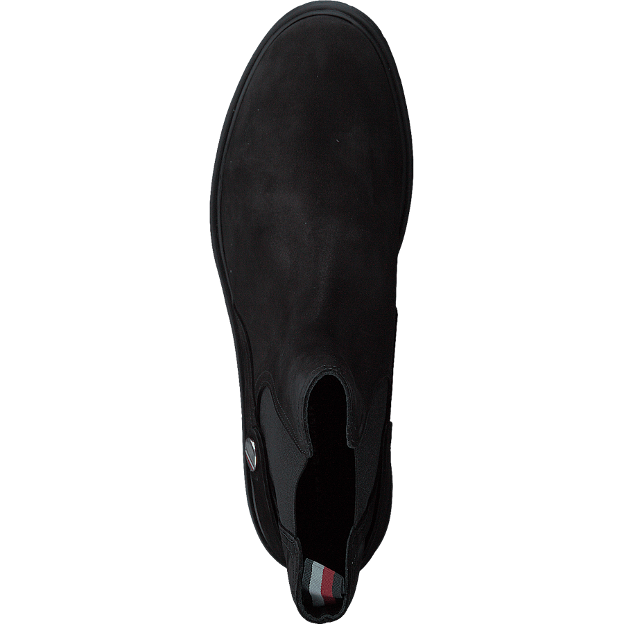 Th Coin Flat Boot Black