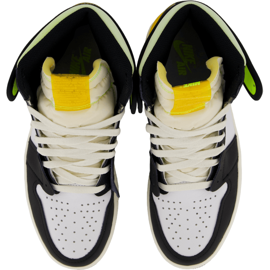 Air Jordan 1 Retro High Og White/black-volt-university Go